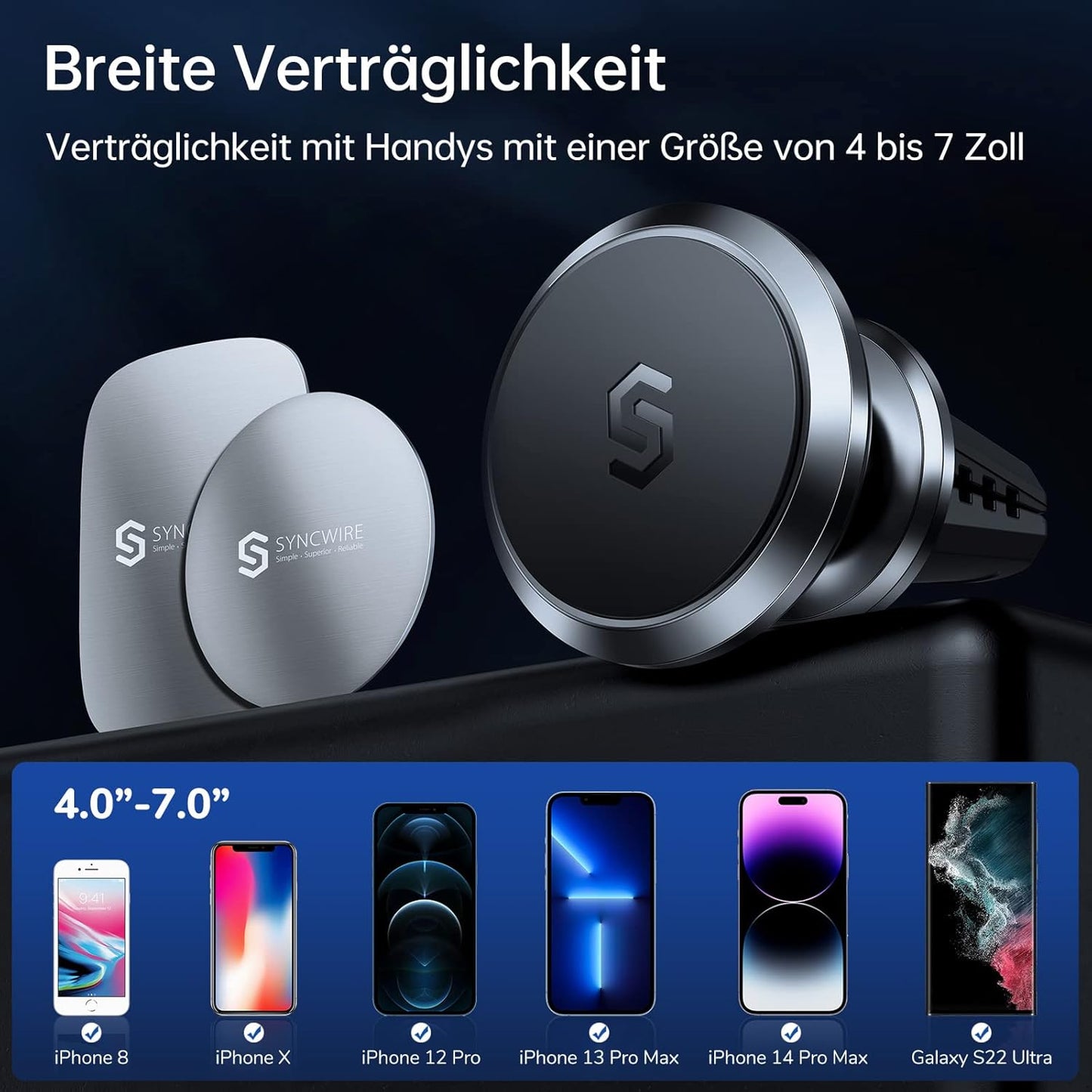 Magnetische Auto-Handyhalterung