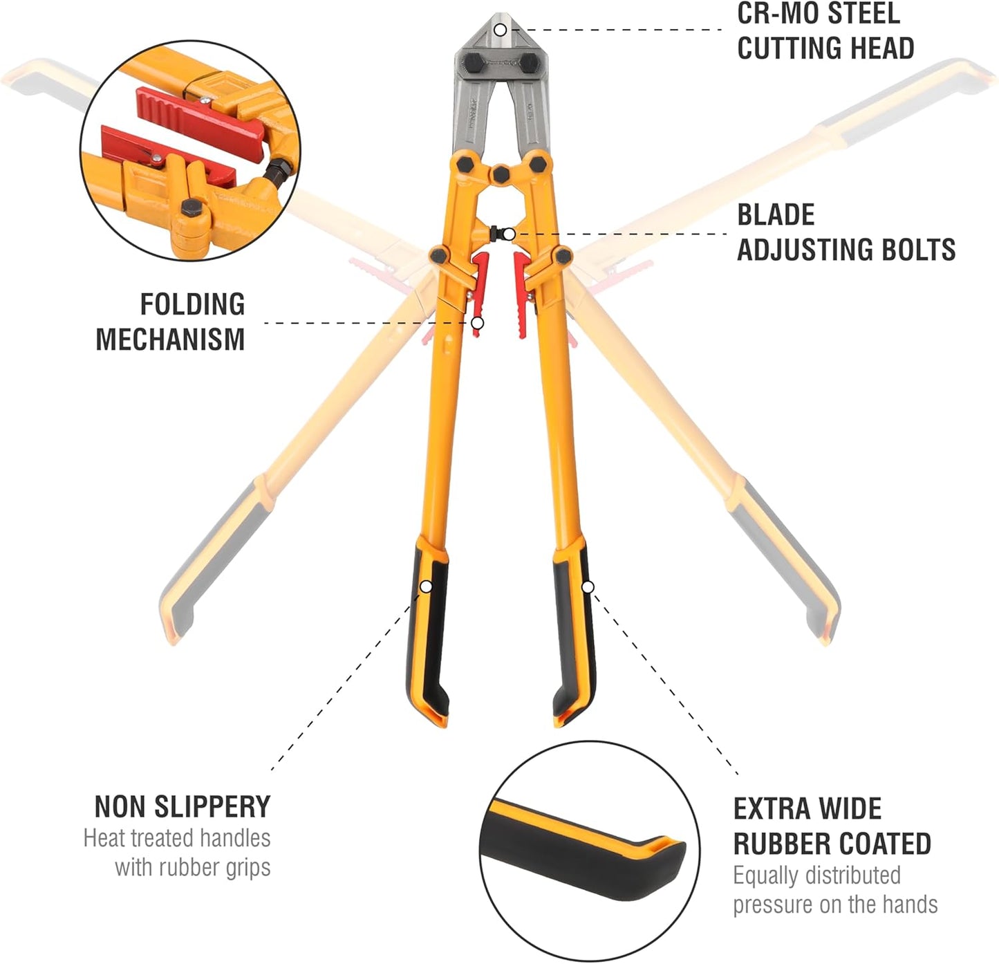 Power Grip Bolzenschneider 39-124, 24-Inch