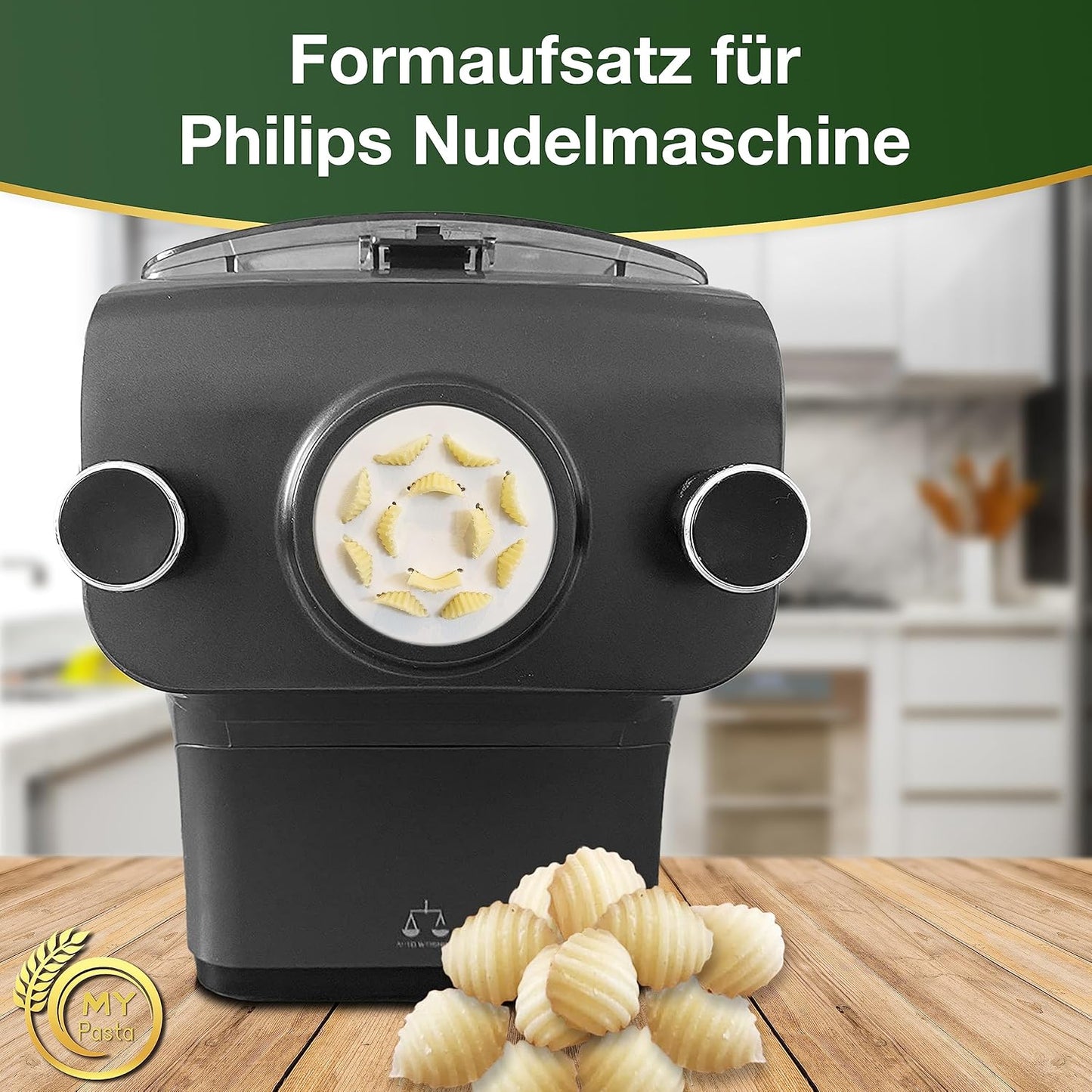 Formaufsatz für Philips Nudelmaschine, Conchiglie Rigate S