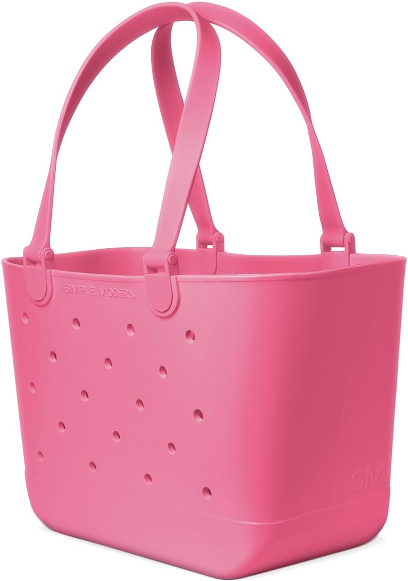 Wasserdichte Strandtasche, L Velvet Pink