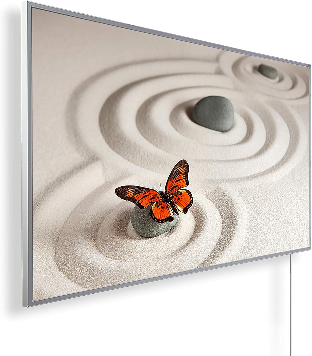 Infrarotheizung, 600 Watt | Motiv: 112. Schmetterling Sand