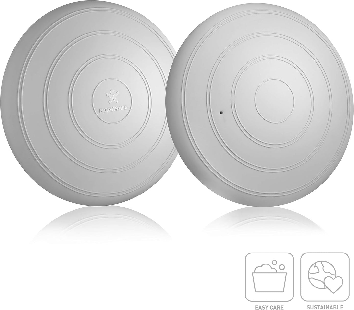 Ballsitzkissen COMFORT mit Pumpe, SILBER-GRAU