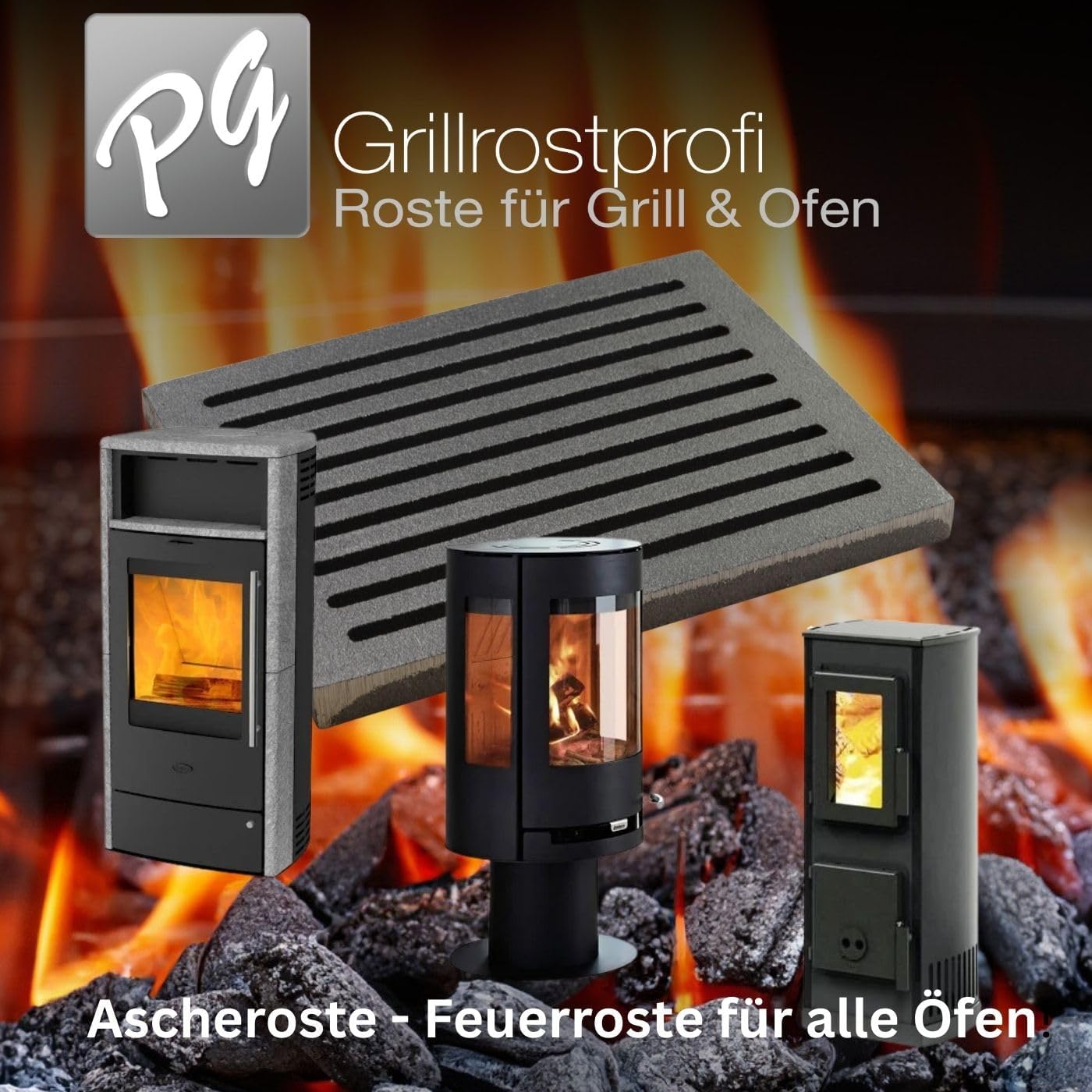 Feuerrost aus Gusseisen
