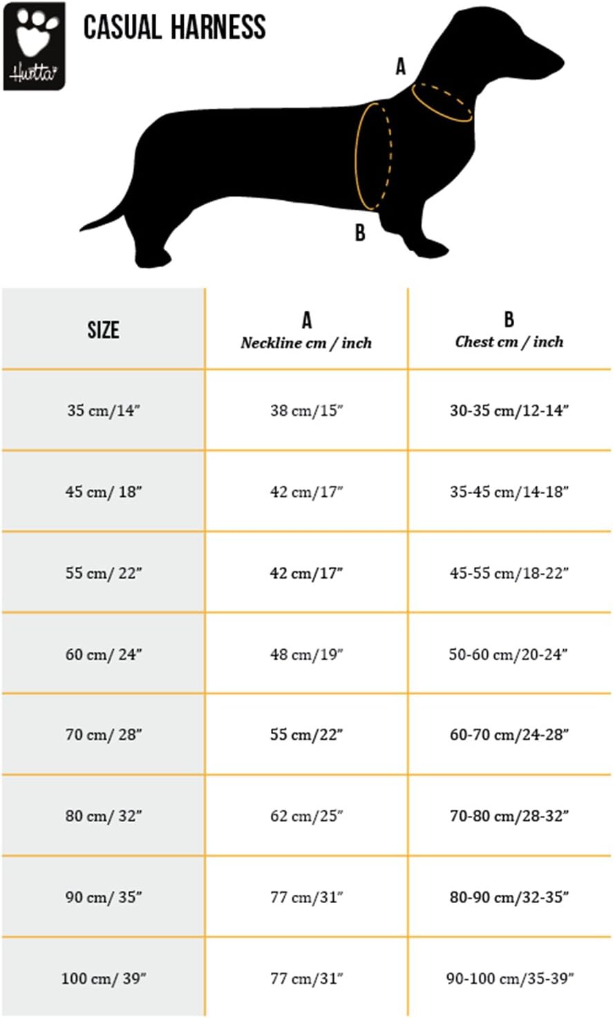 Gepolstertes Hundegeschirr, Fluss 32-35"