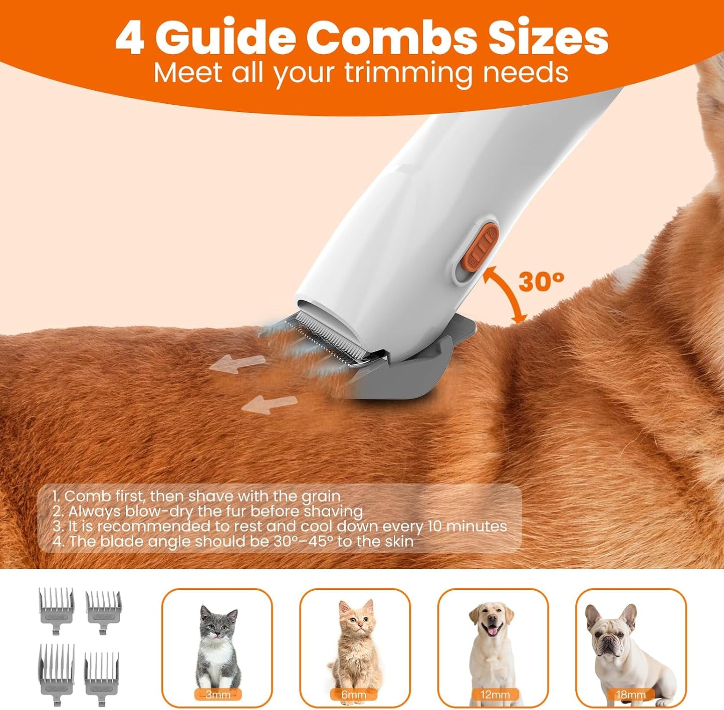PG10 Hundeschermaschine mit Staubsauger