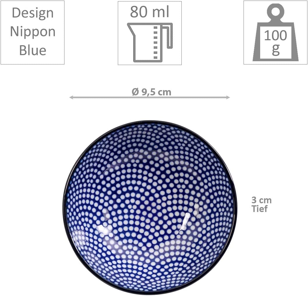 Nippon Blue Sushi-Set, 6-teilig, Set III, Set III (6tlg.)