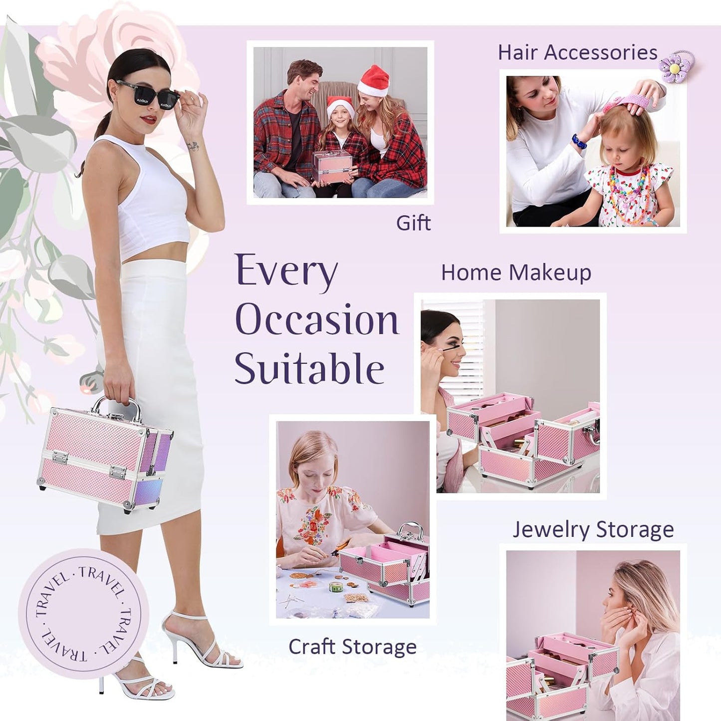 Schminkkoffer, Rosa