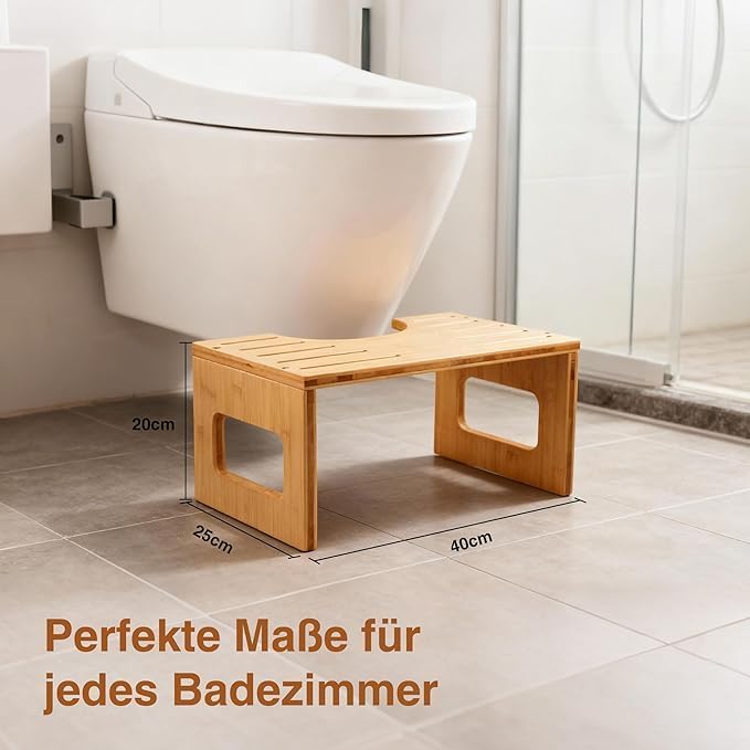 Ergonomischer Klapp-Toilettenhocker
