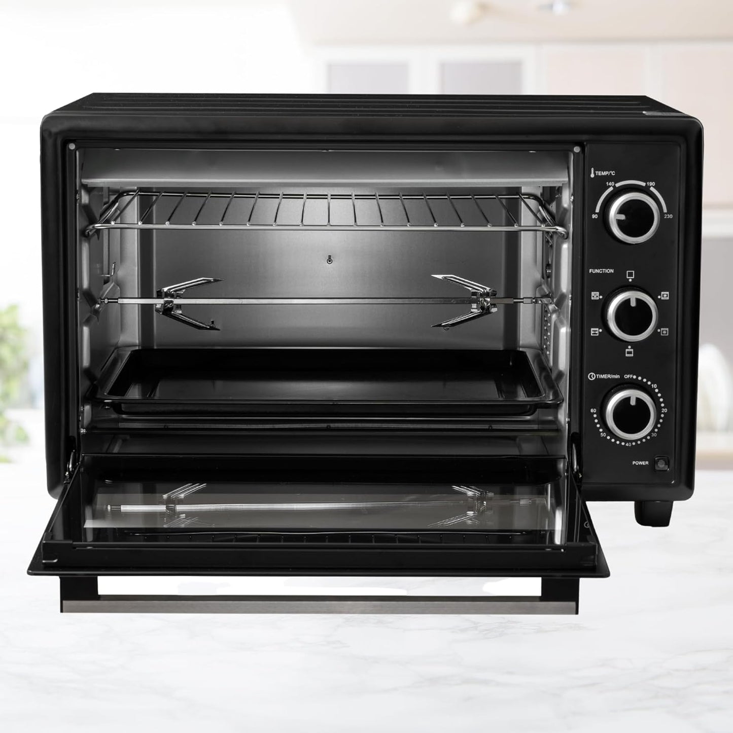 Minibackofen mit Umluft & Timer, 50 Lt mit Analog
