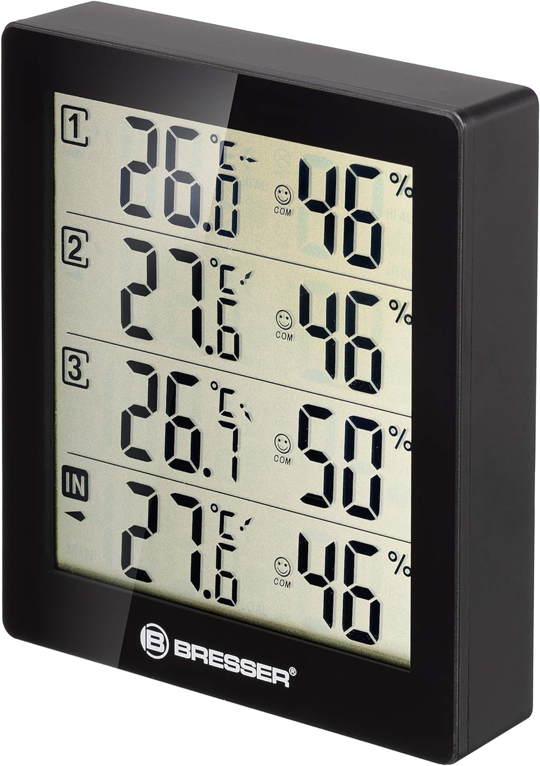 Temeo Hygro Quadro, Schwarz Single