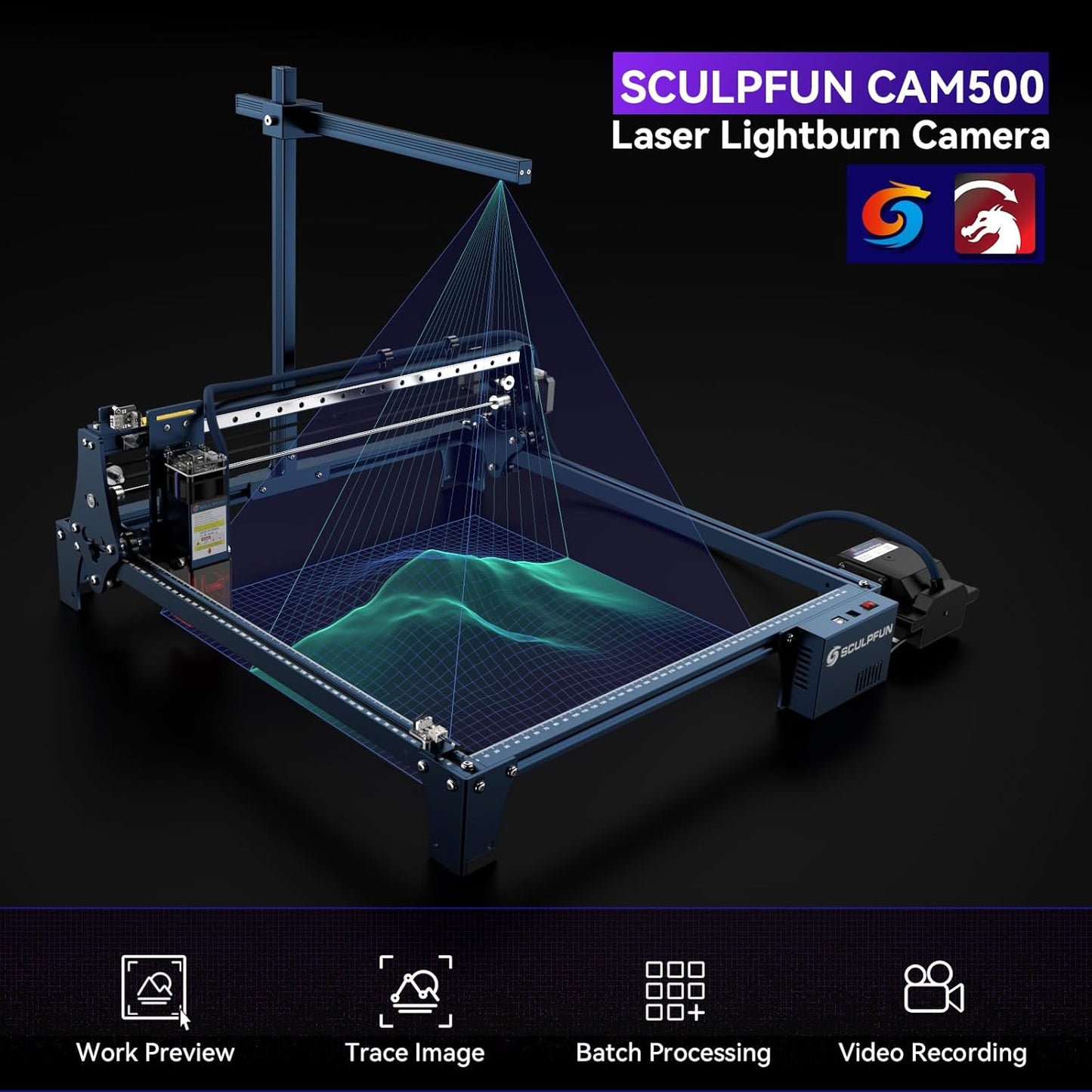 CAM500 Kamera für Lasergravierer