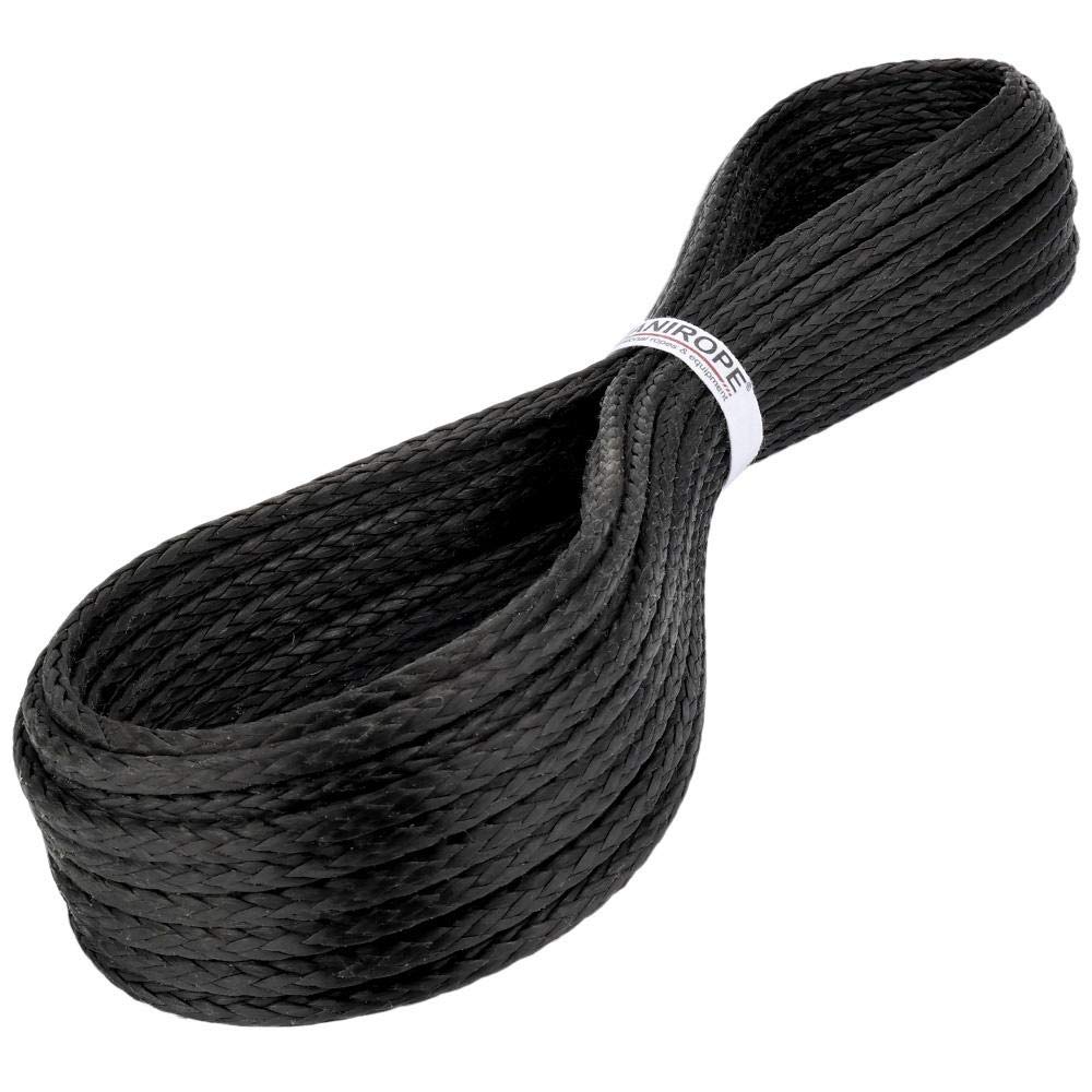 Dyneema Seil Pro 4 mm 12-fach geflochten, 20m Schwarz