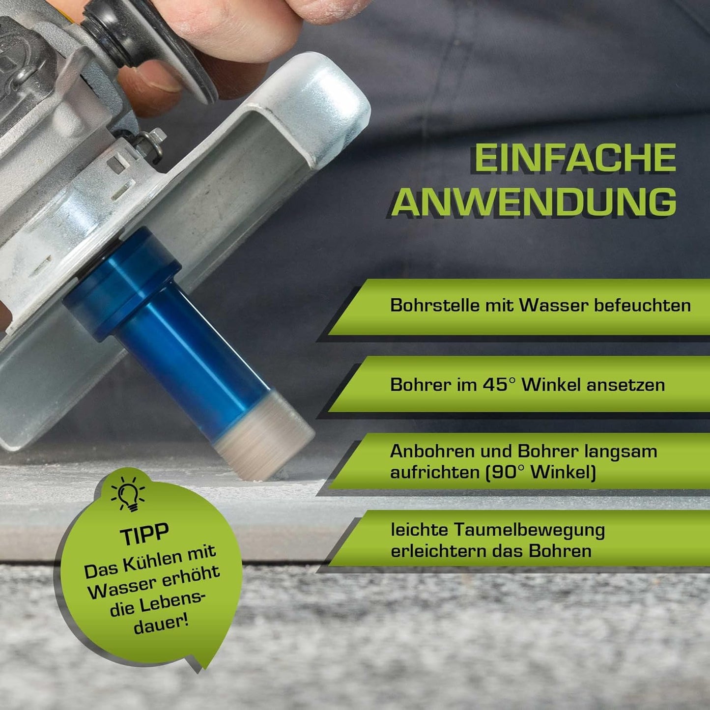 Fliesenbohrer, M14 Ø 14mm