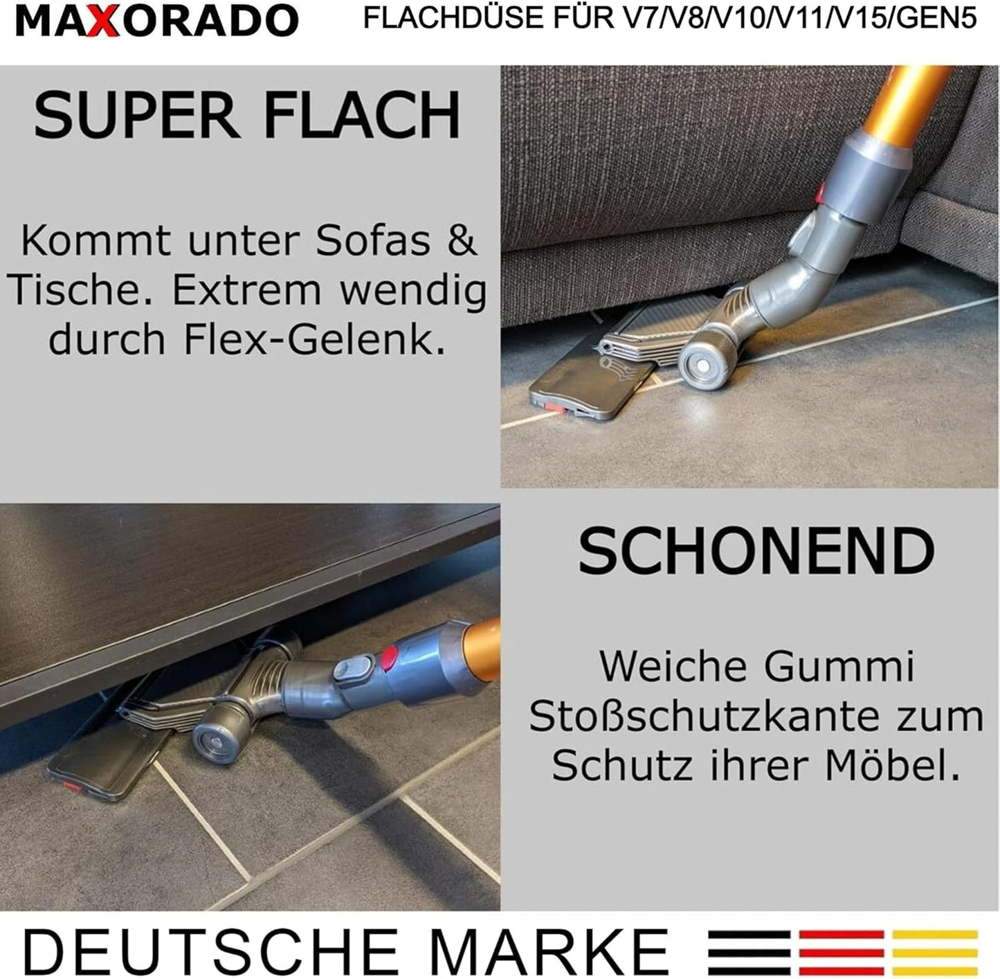 Flachdüse für Dyson-Staubsauger