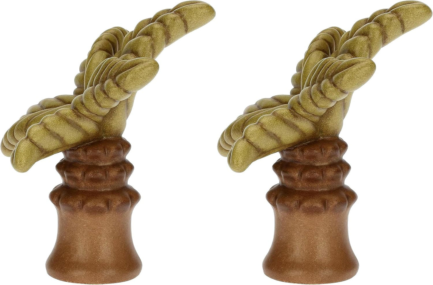 Krippenfiguren-Set mit 2 Palmen