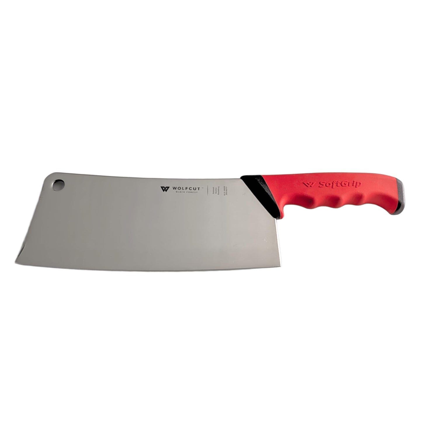 Hackmesser Red Serie, 24 cm Klinge, rutschfester Griff