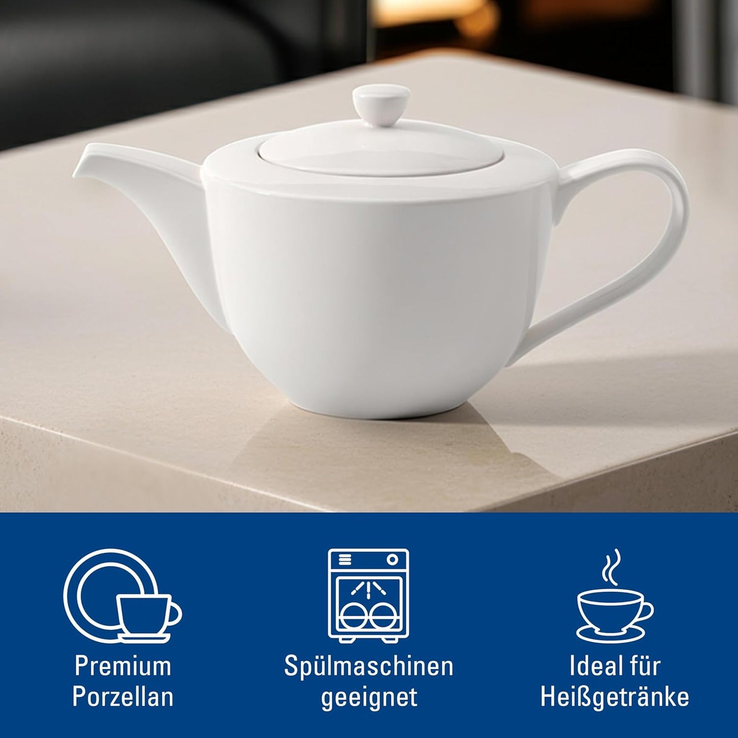For Me Teekanne mit Deckel, 1300 ml Modern & Schlicht Elegant & Klassisch