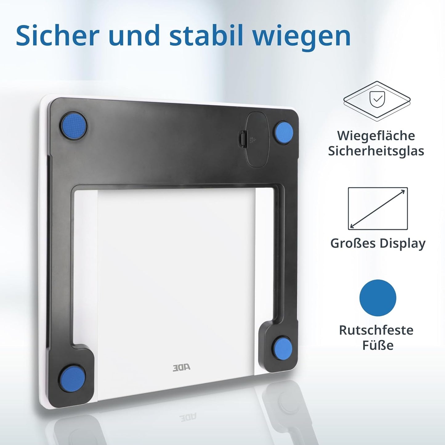 Körperfettwaage, Weiss