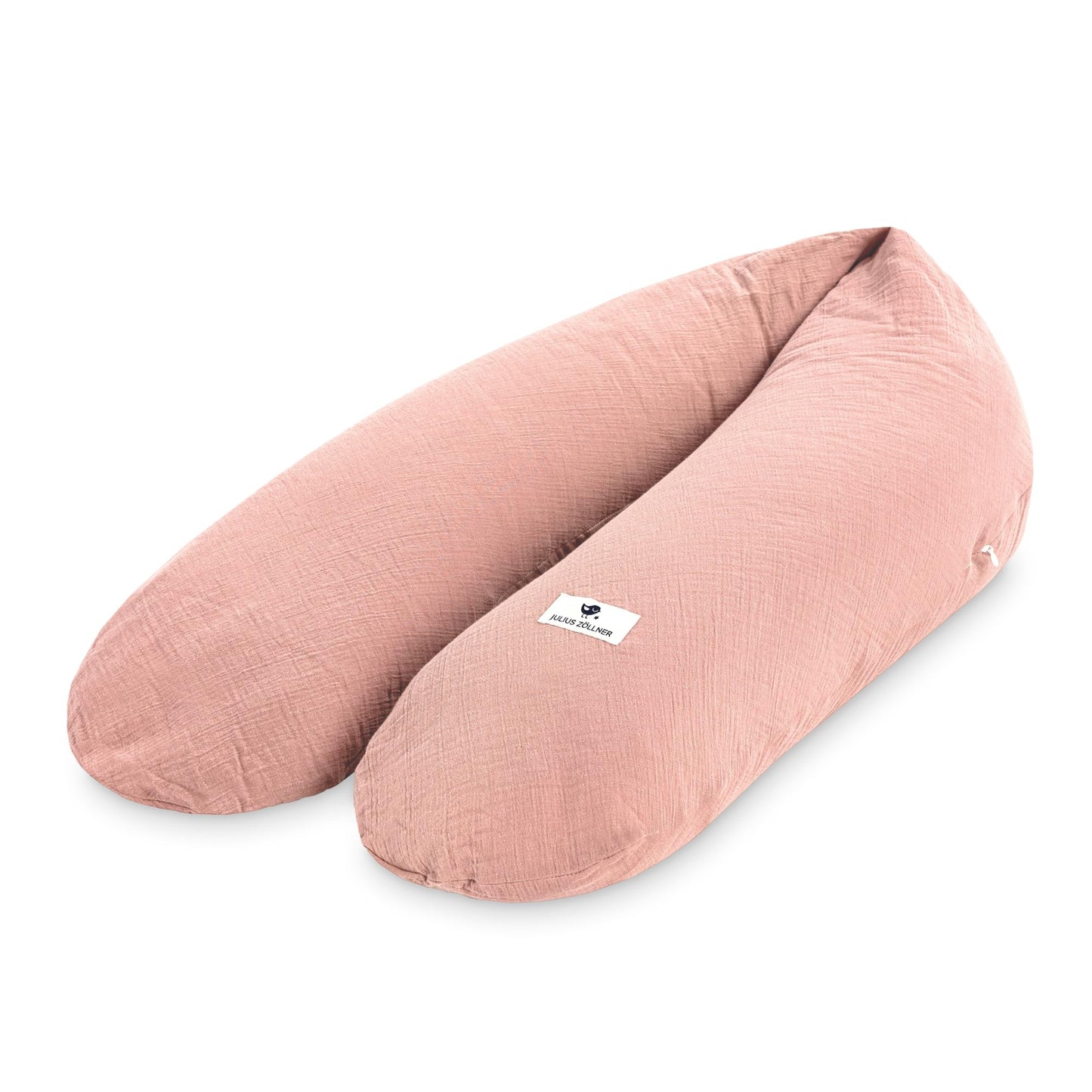 Stillkissen Musselin 3-in-1 aus Baumwolle, Dusty Rose