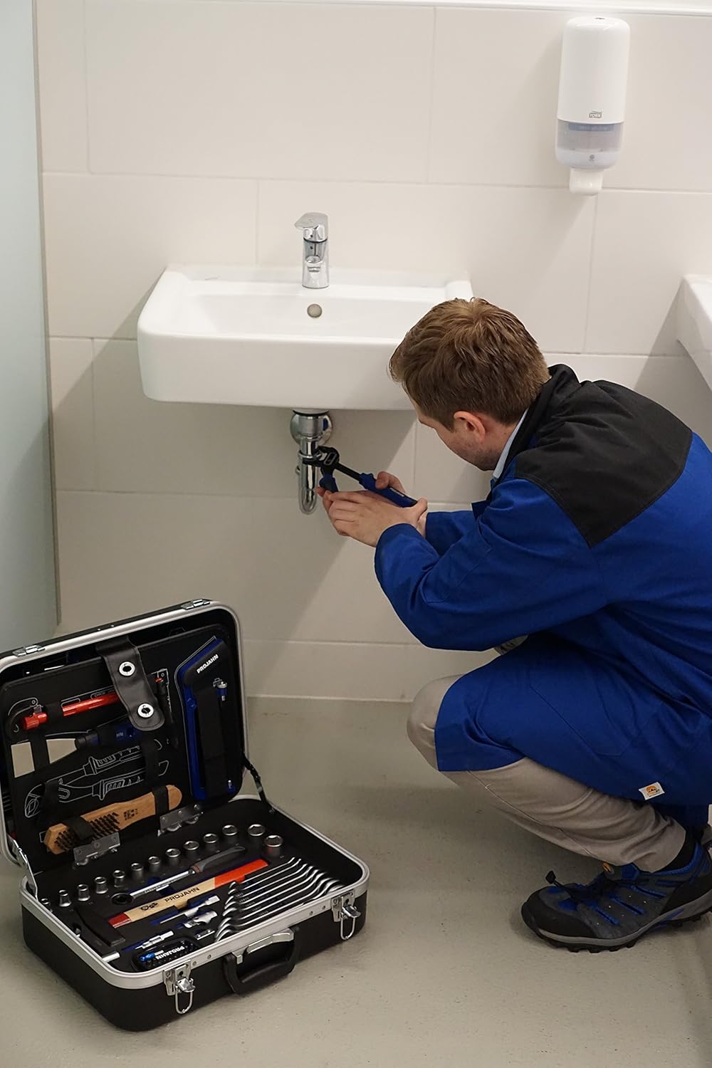 95-teiliger Sanitär-Werkzeug-Koffer, Werkzeugkoffer Sanitär 95 tlg