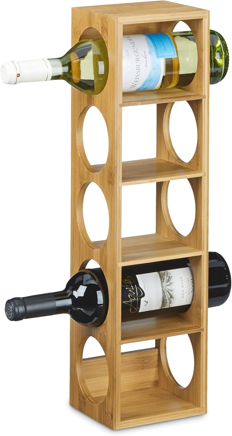 Weinregal aus Bambus, 1 Stück