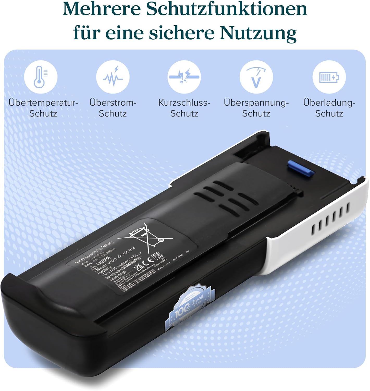 Ersatzbatterie für AERO Akku Staubsauger, AERO Akku