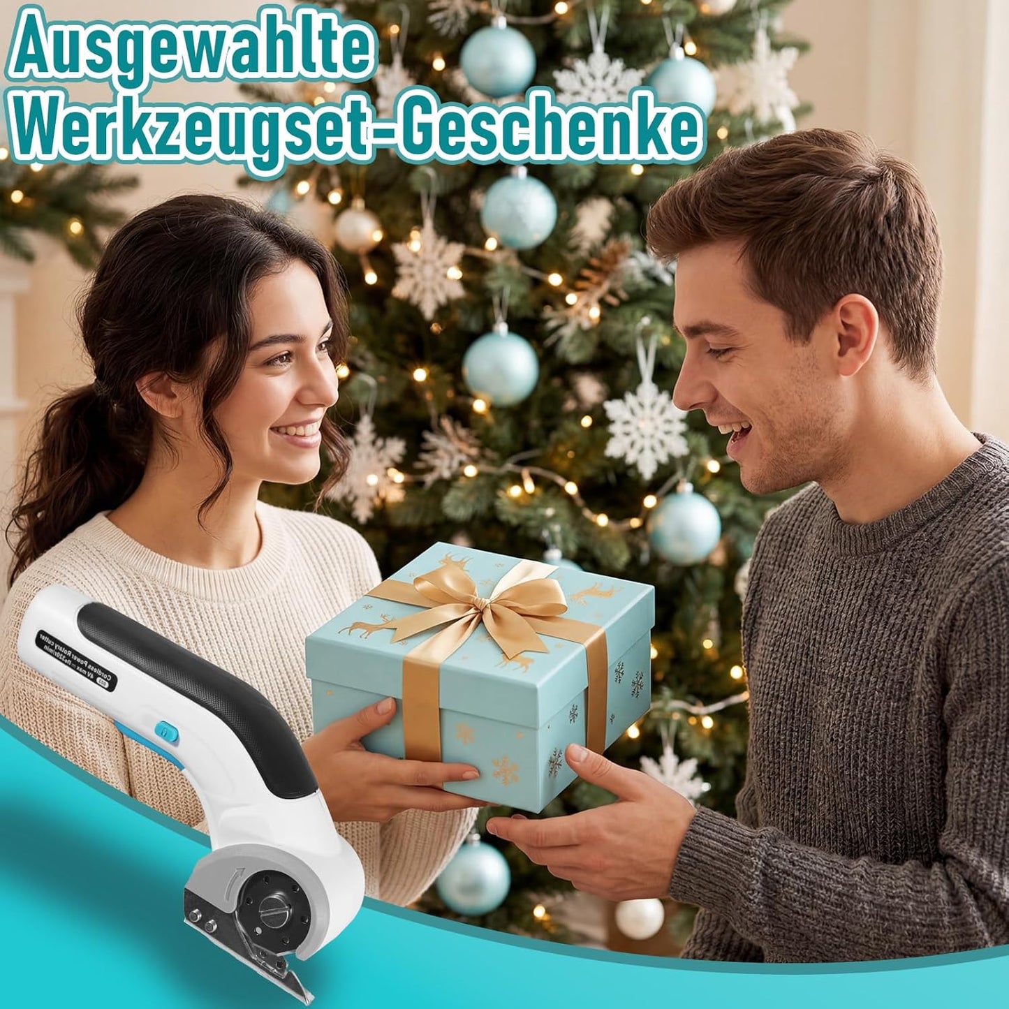 Elektrische Kartonschneider mit Akku und Rollklingen