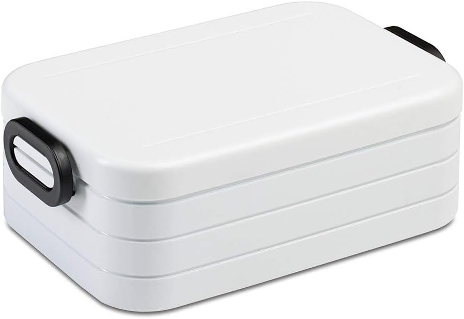Brotdose mit Bento Box für Snacks & Sandwiches, Medium Keine Personalisierung Weiß