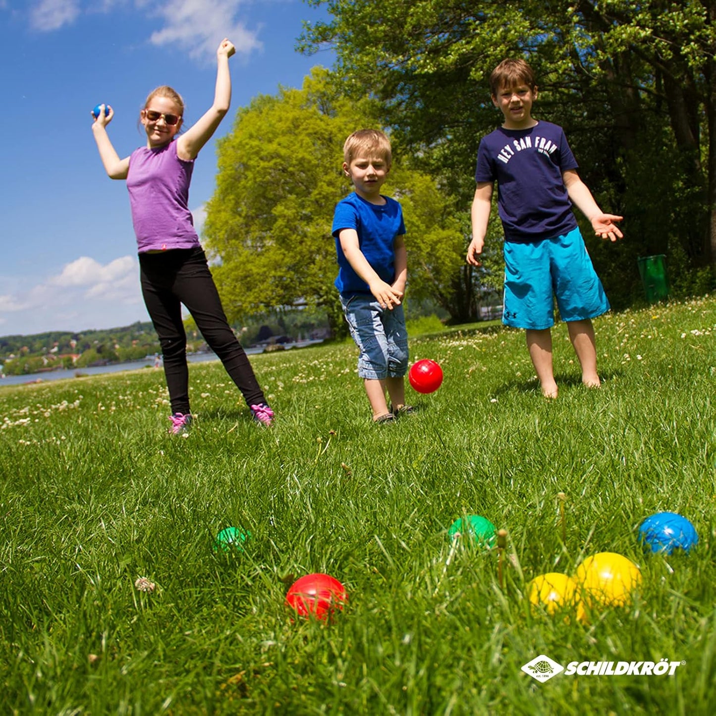 Fun Boccia Set mit Tragetasche, Single