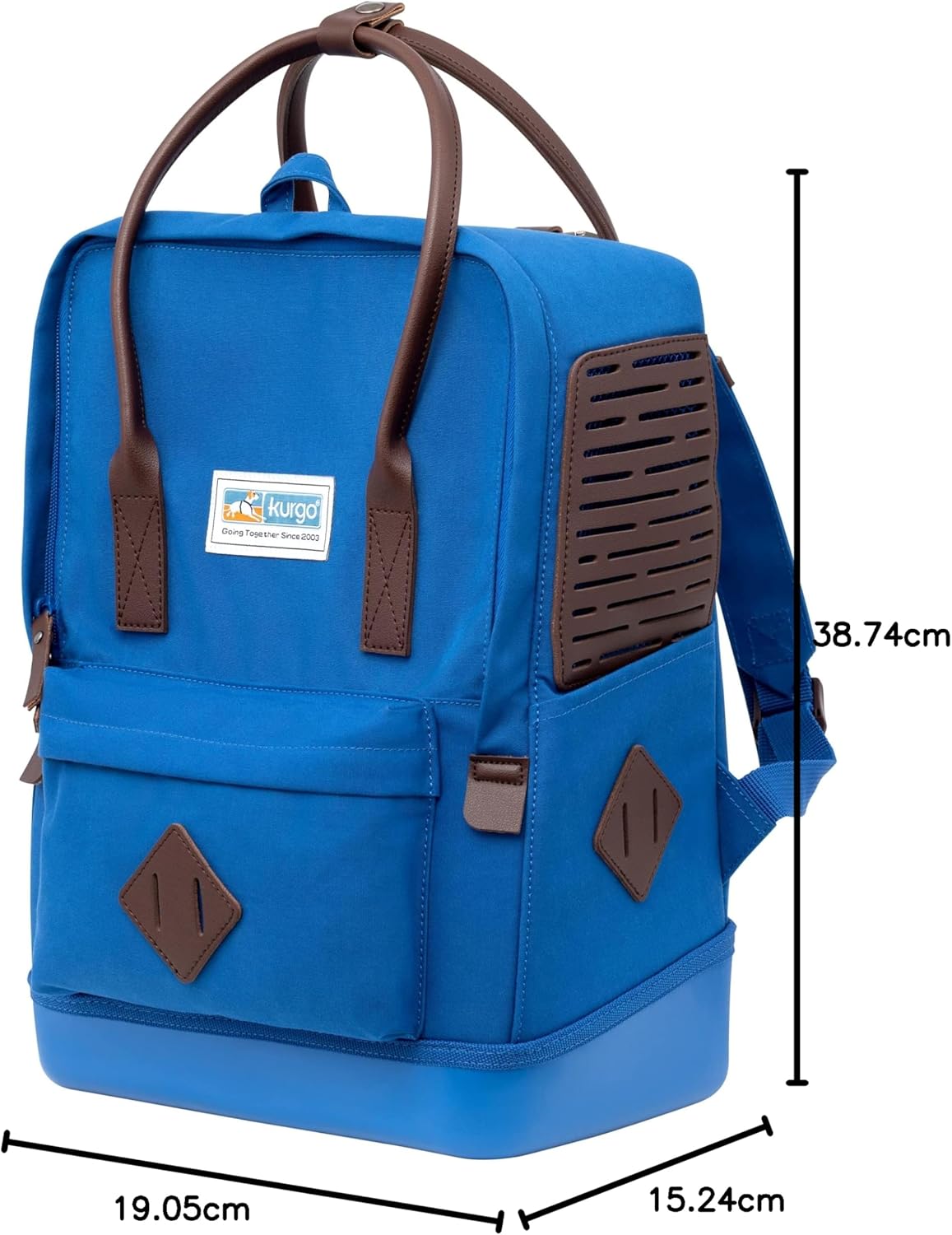Hunderucksack für Outdoor-Abenteuer, Blau