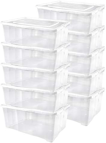 10-teiliges stapelbare Schuhboxen-Set, 5L