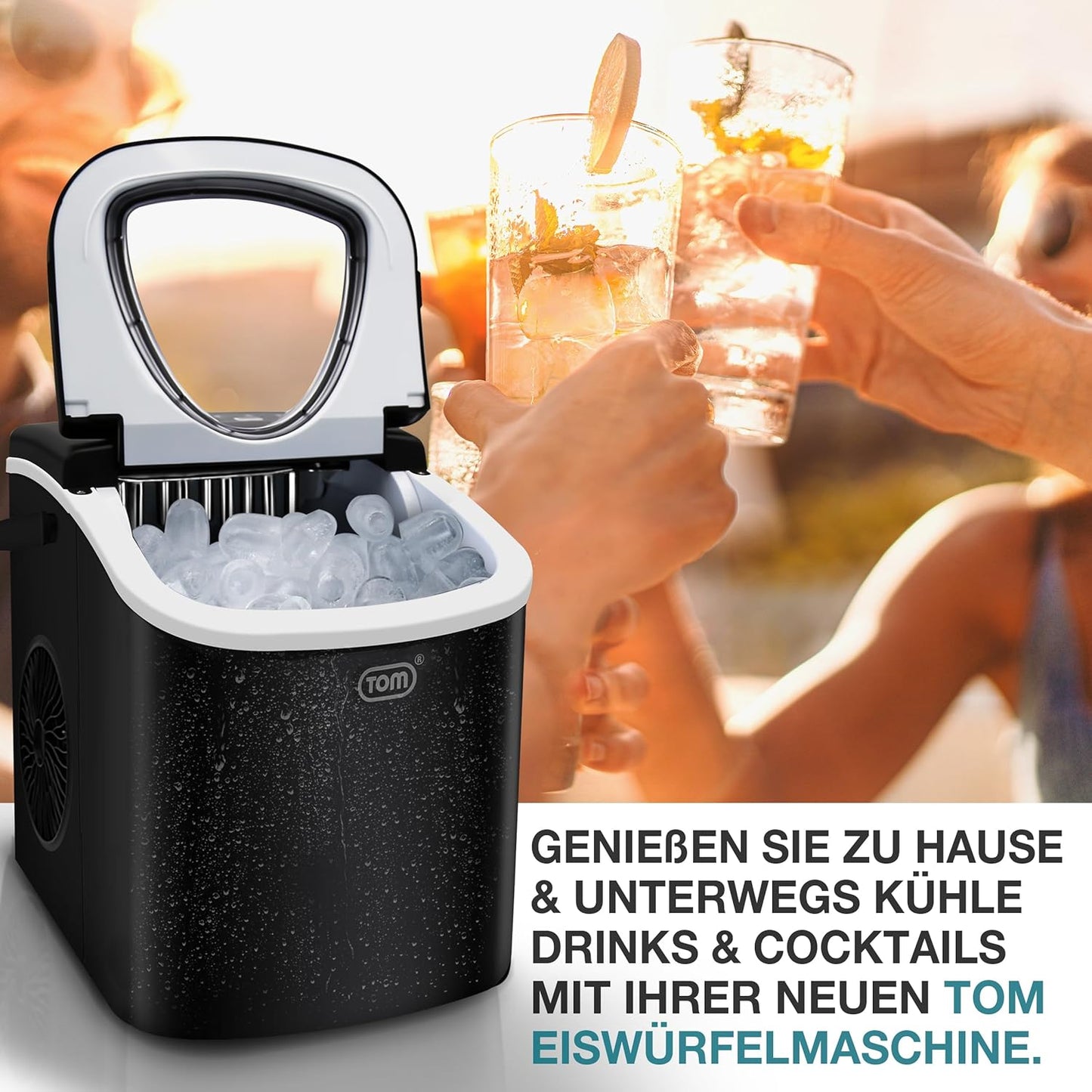 Eiswürfelmaschine mit Schnellzyklus, Nylon