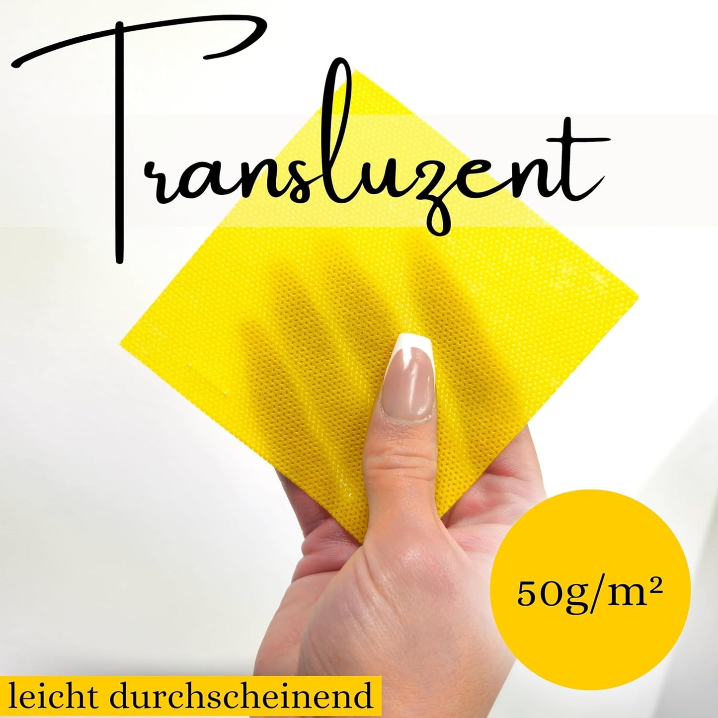 Zuschneidbare Tischdeckenrolle Light, Gelb