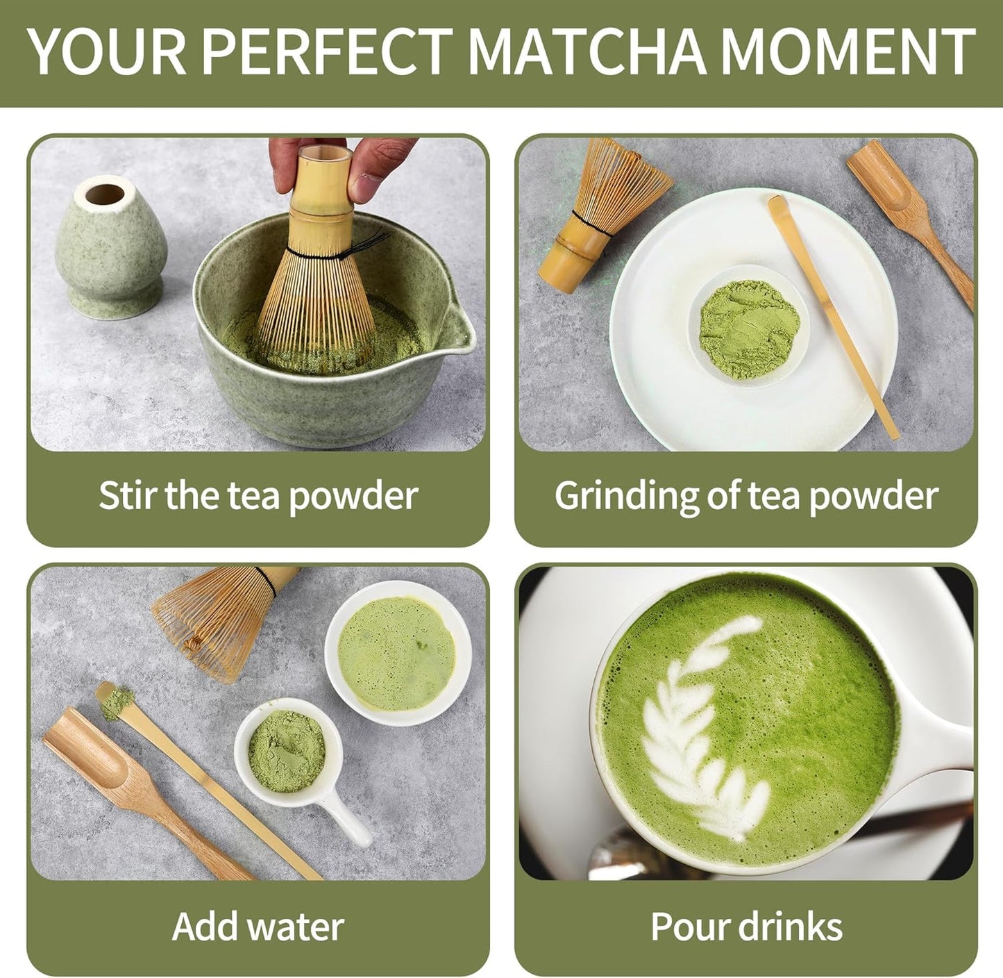 Matcha Tee-Zubereitungsset