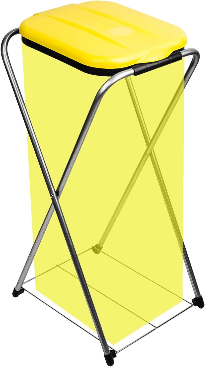 Müllsackhalter EasyFix mit Gitterboden, Gelb