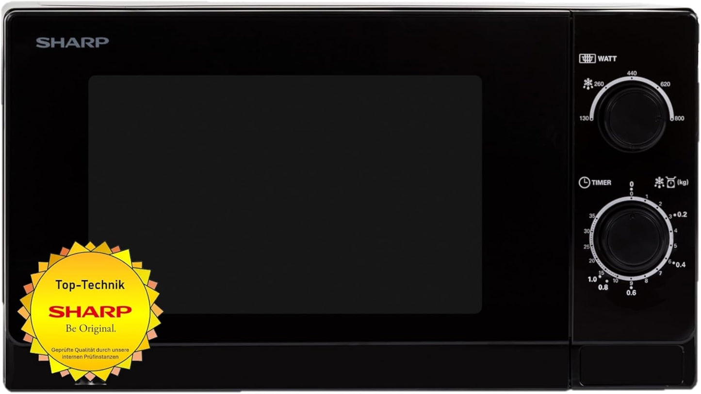 Mikrowelle R200BKW, Schwarz