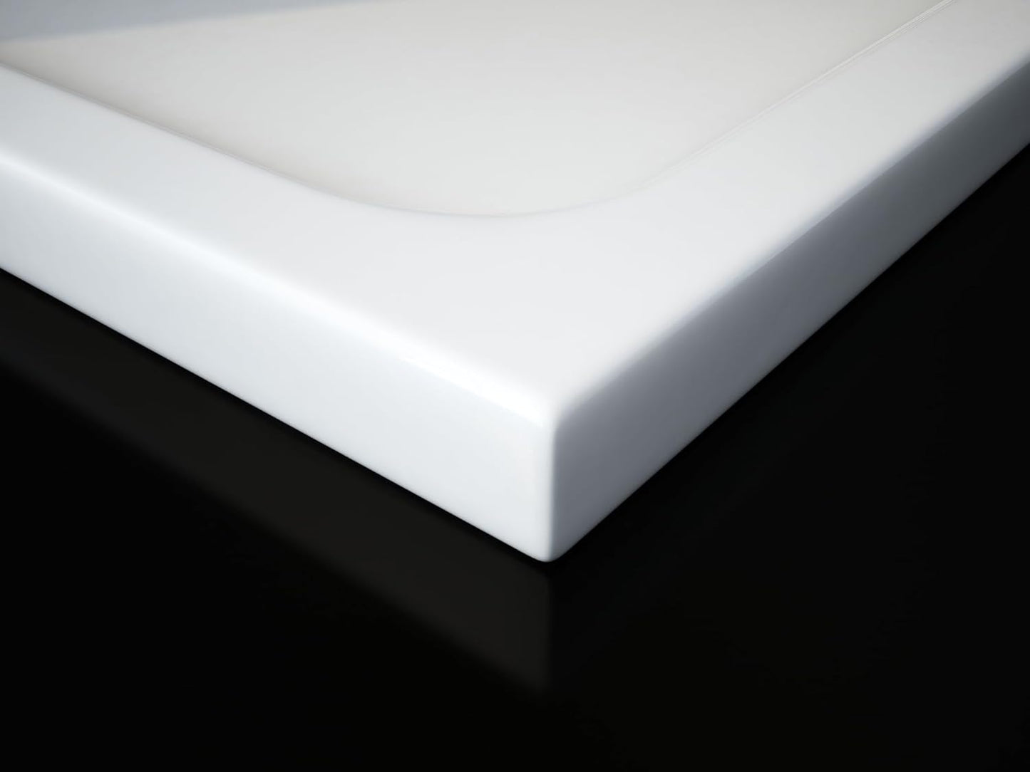 Extra flache Duschwanne 70x90 cm mit Siphon, 70x90 cm