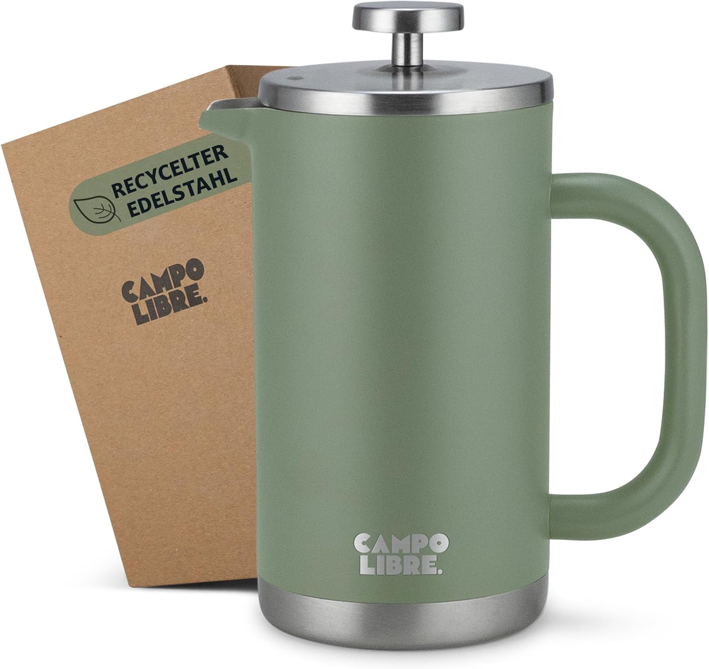 French Press Giorgio, 600ml Moos Green