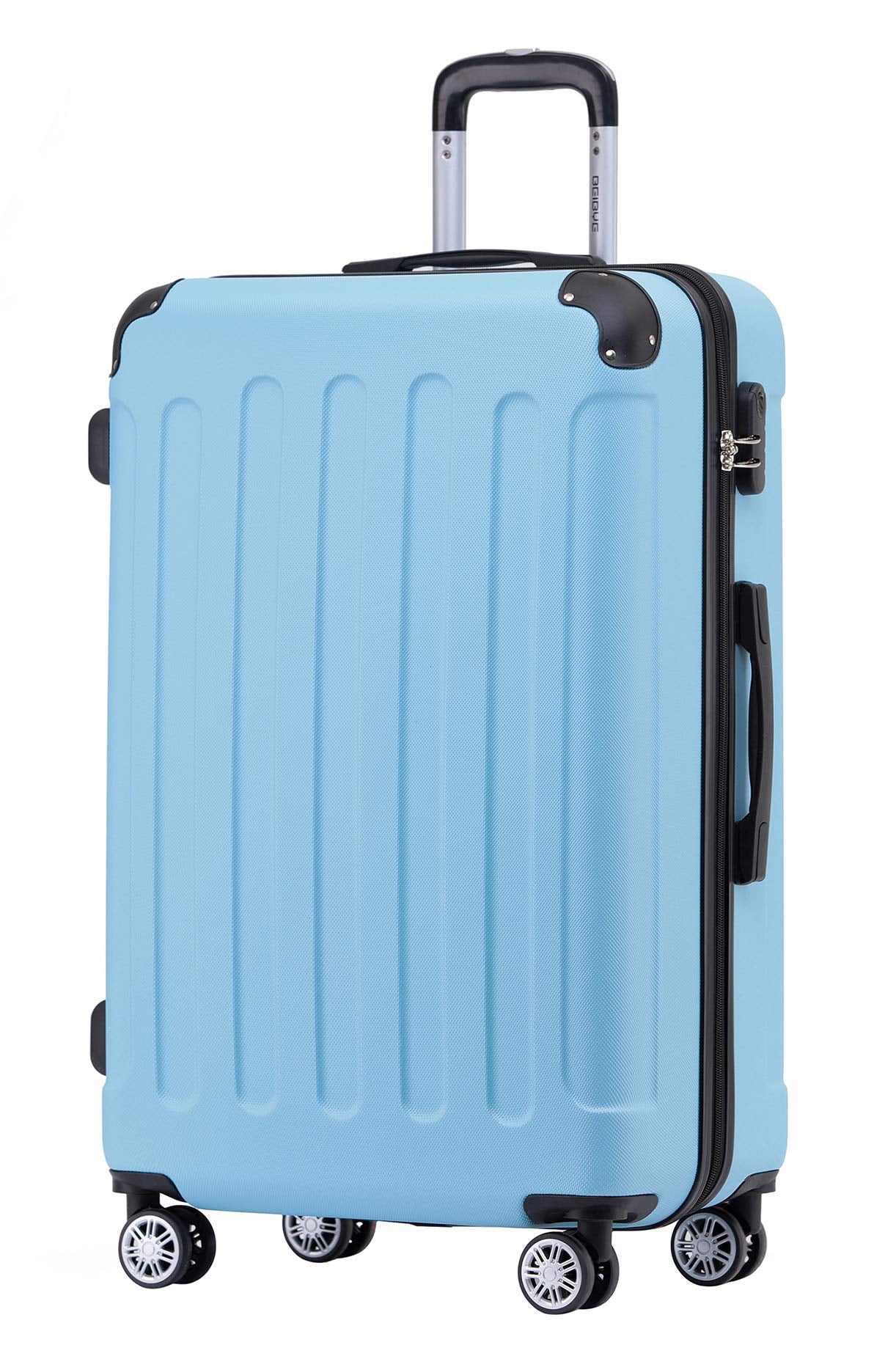 Hartschalen-Koffer mit Zwillingsrollen (L, 66cm), Hilmmelblau 66 cm