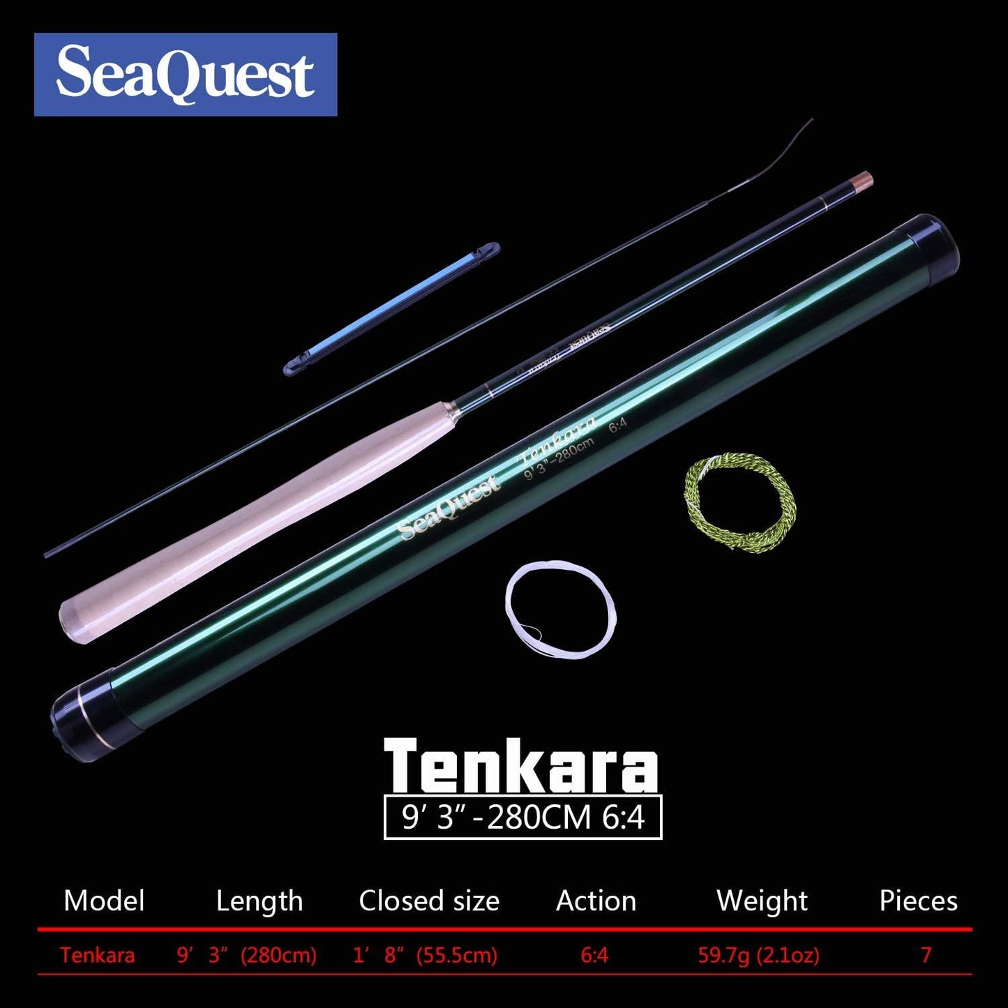 Tenkara Angelruten-Set, 6:4 9'3 TG kit 3