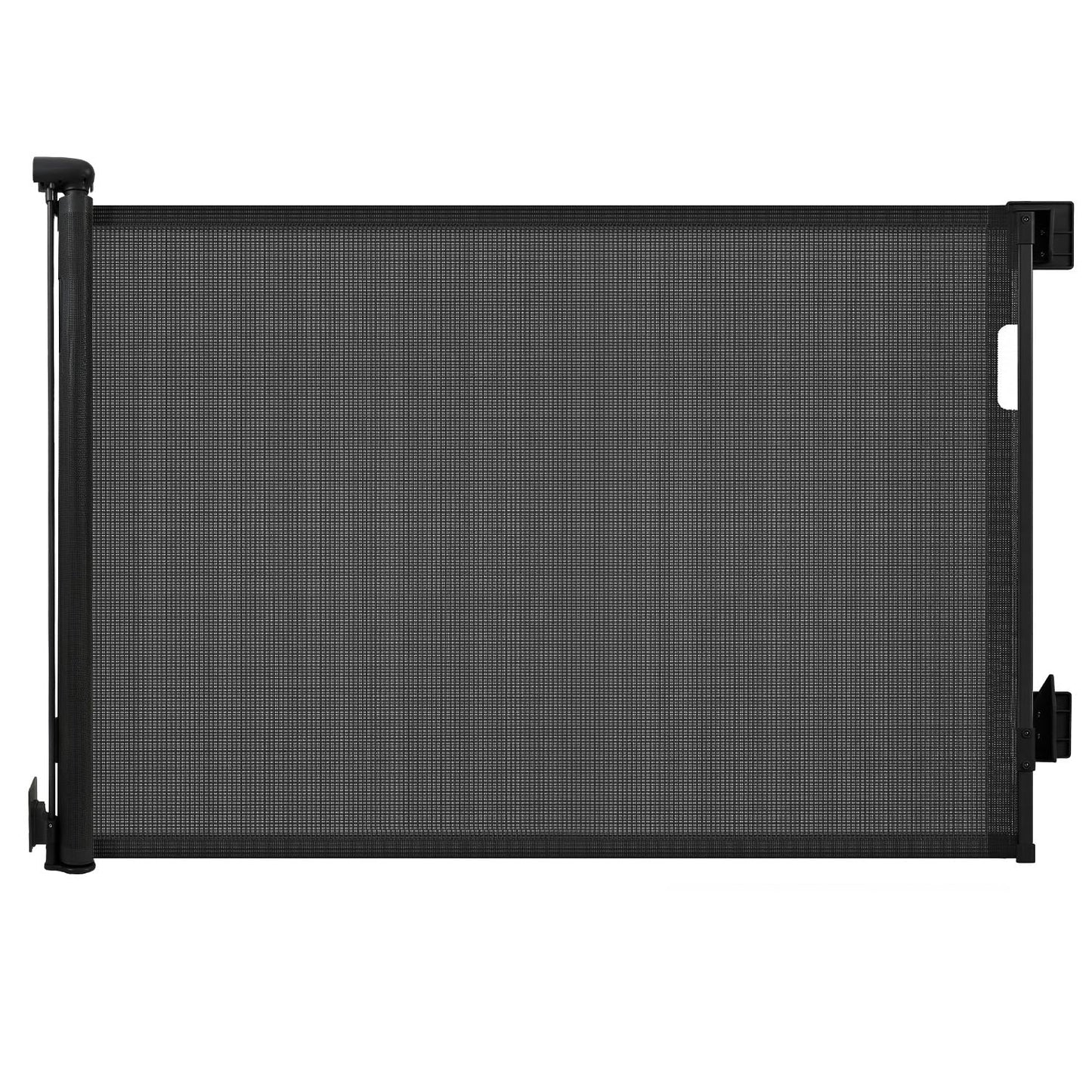 Ausziehbares Treppenschutzgitter, Schwarz 150cm