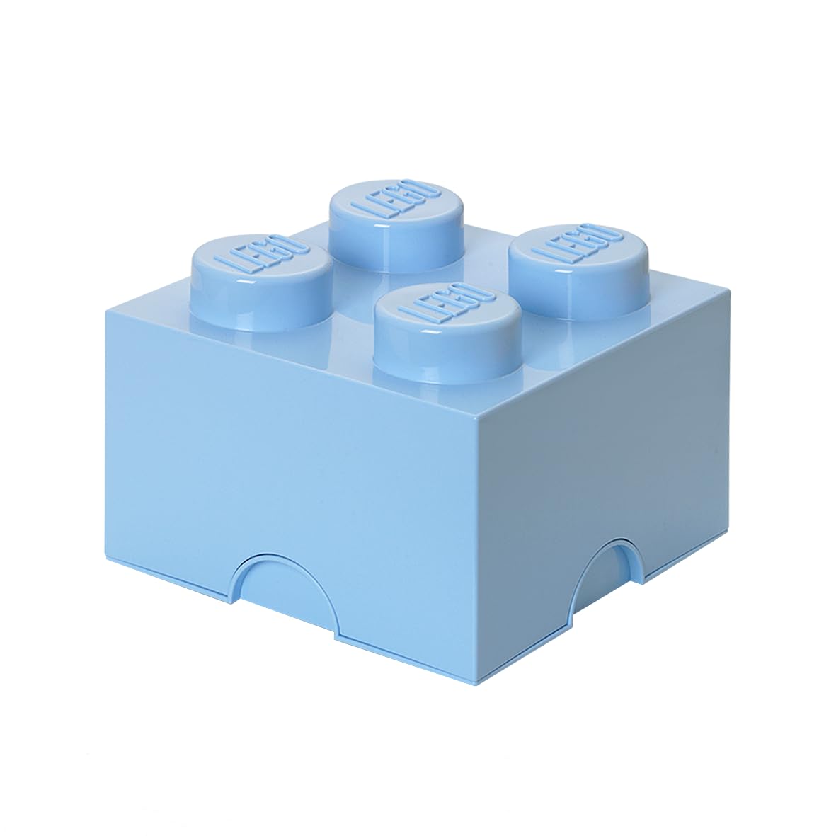Aufbewahrungsstein mit 4 Noppen, Light Royal Blue