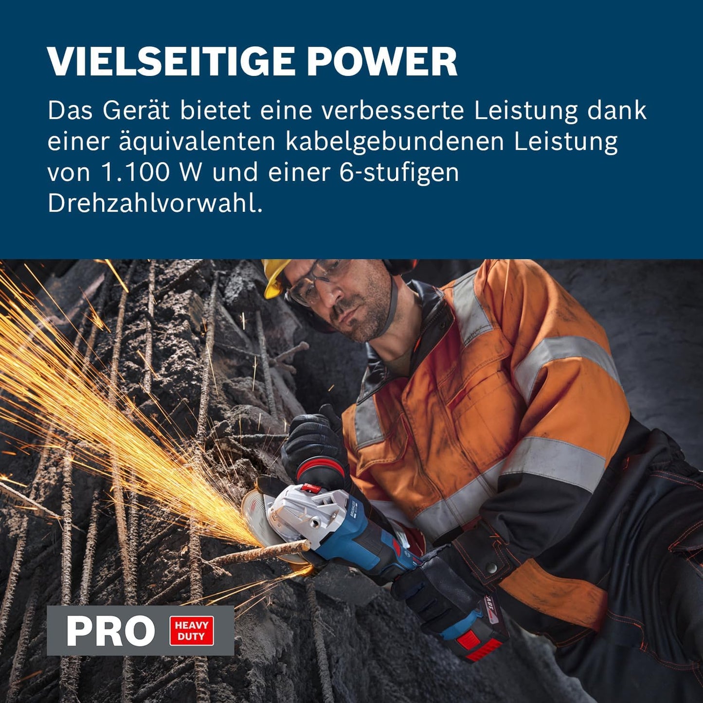 Akku-Winkelschleifer GWS18V-11PS mit L-BOXX, + L-Boxx, ohne Akku/Lader