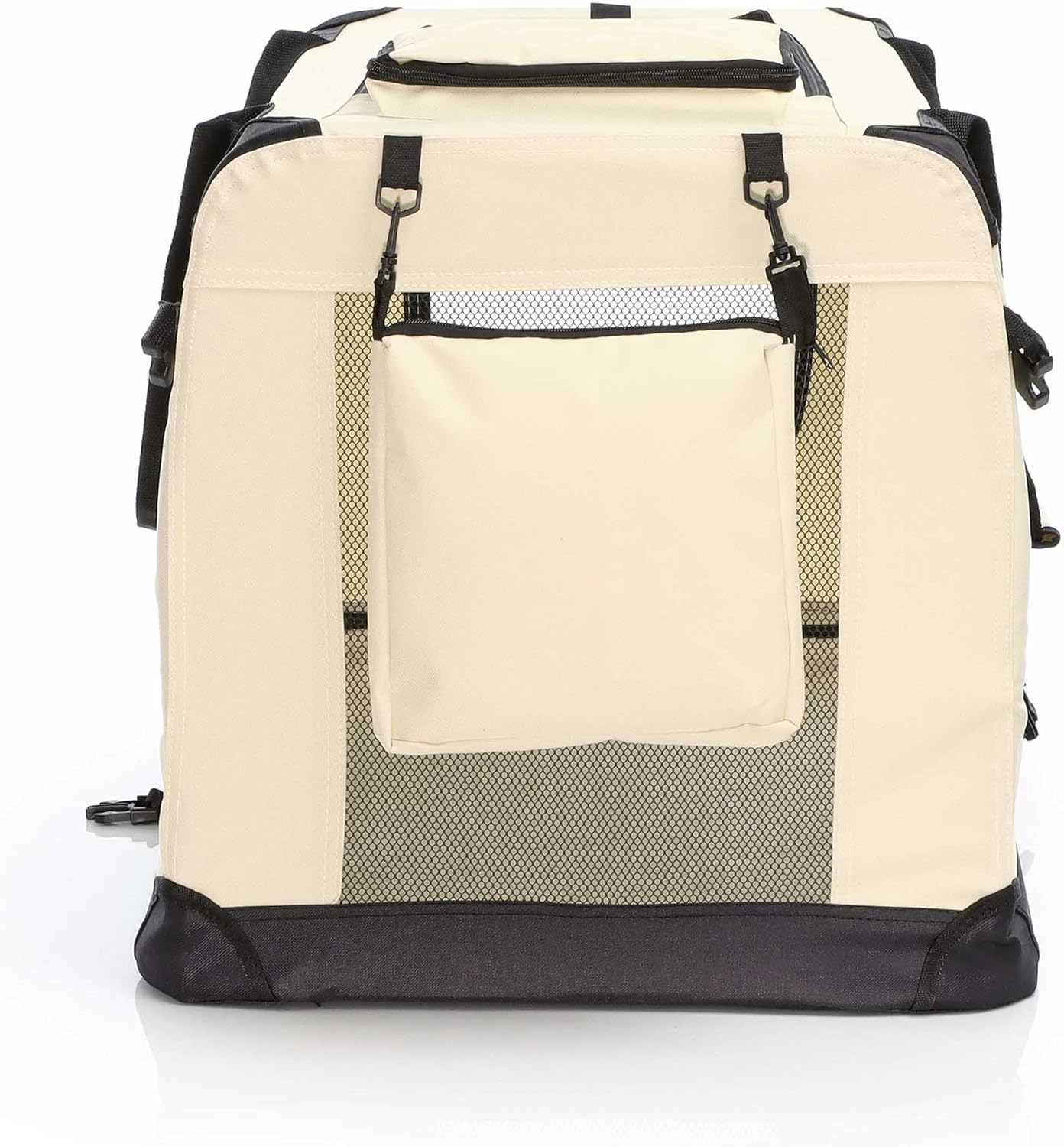 Faltbare Transportbox für Haustiere, 82 x 56 x 58 cm|beige