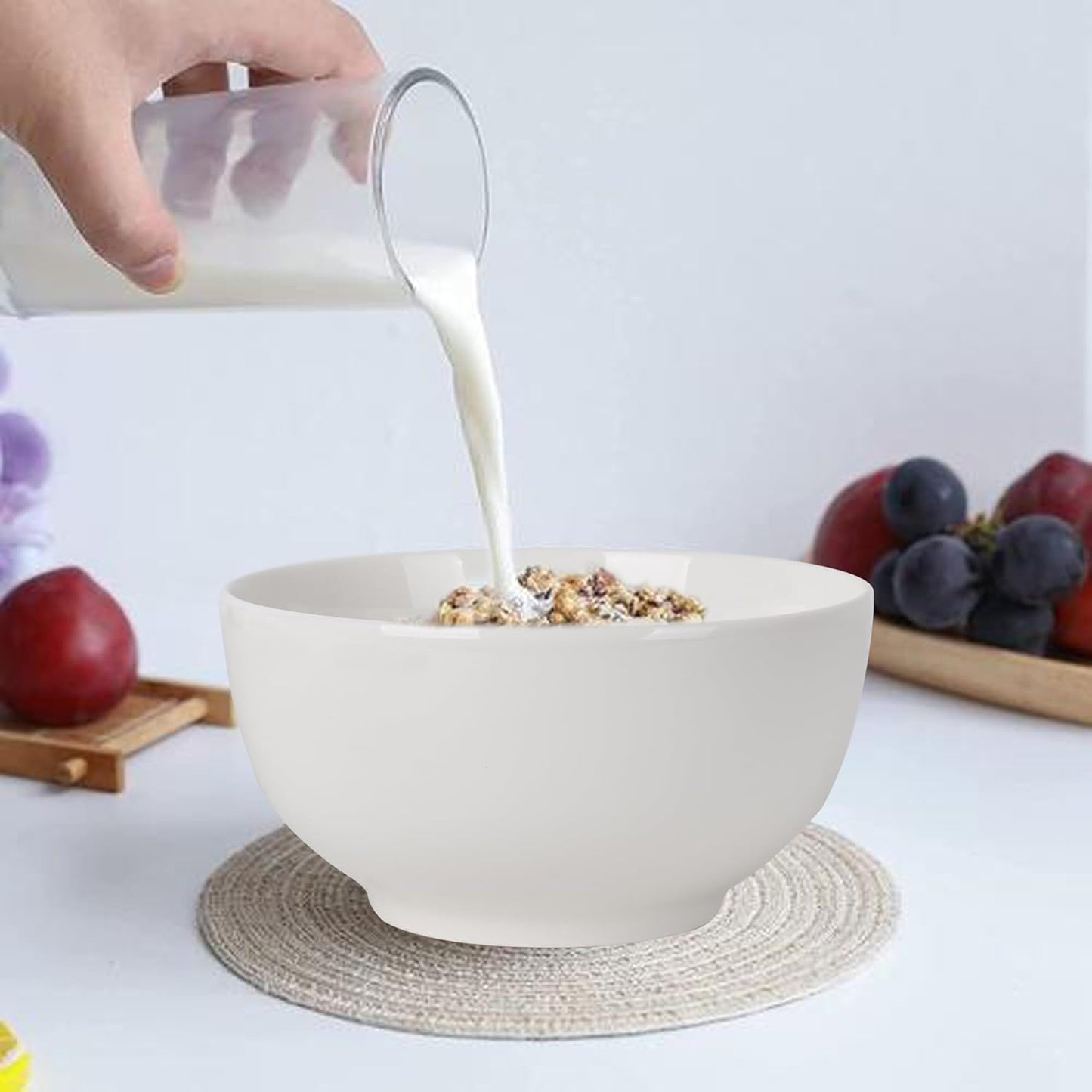 Keramik-Suppenschalen-Set (6-teilig, 800ml), 6 inches