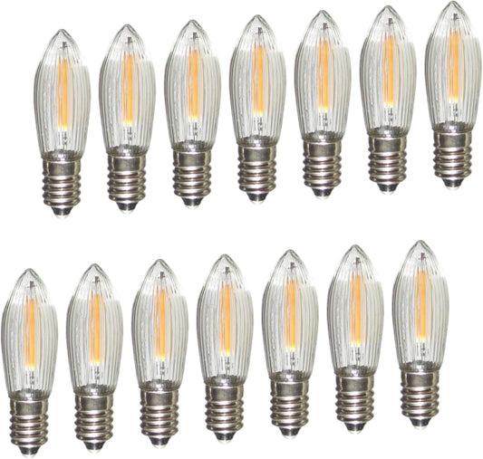 14er-Set LED-Ersatzkerzen, 34 Volt 14 Lampen