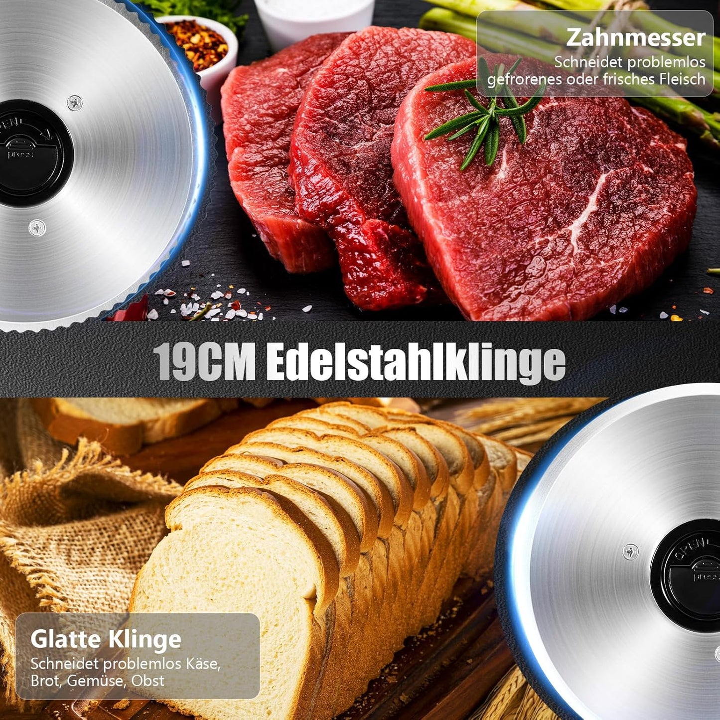 Elektrischer Allesschneider