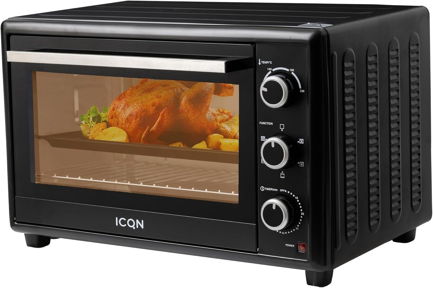 Minibackofen mit Umluft & Timer, 50 Lt mit Analog