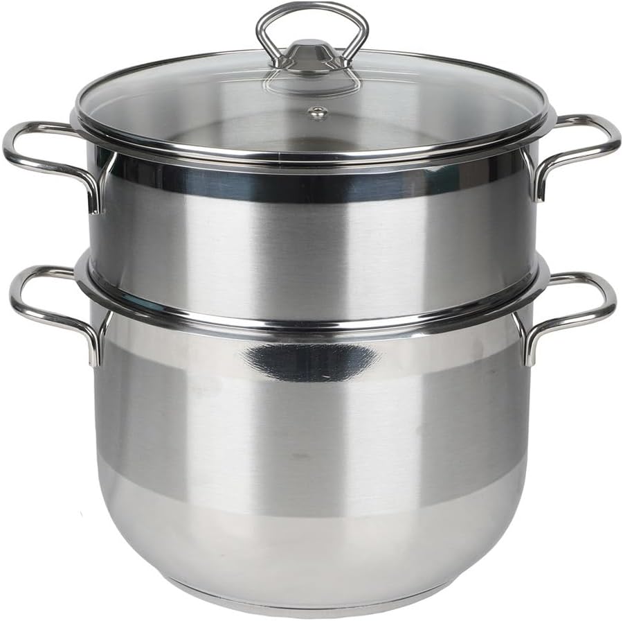 Couscous-Topf mit Glasdeckel für alle Herdarten