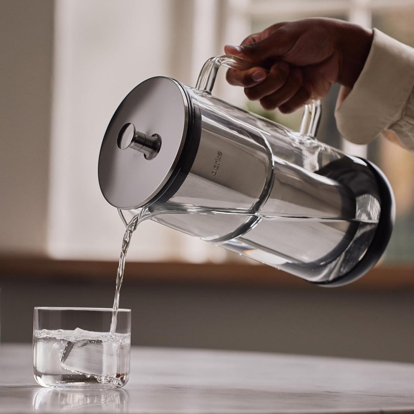 Purifier Wasserfilterkanne + 3er-Pack Filter-Nachfüllbeutel, Purifier + 3er-Pack Enriched
